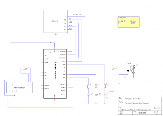 WebLock Electrical Diagram